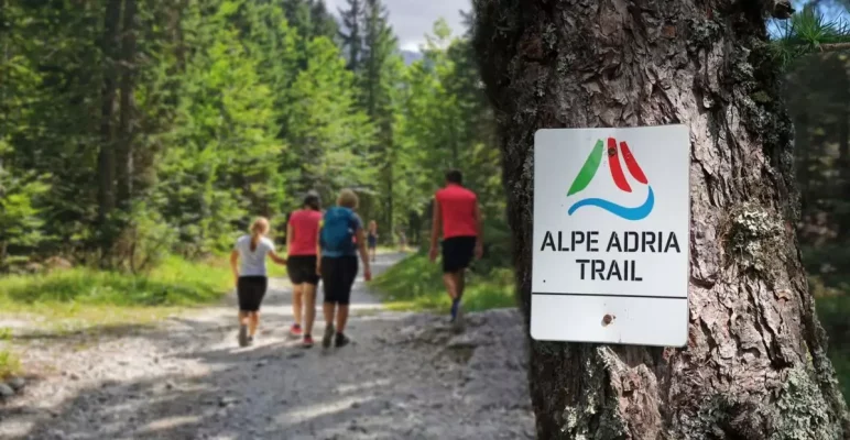 Alpe Adria Trail - Erjavčeva mountain hut is located from Kranjska Gora via the Vršič mountain pass to Trenta - ST23 AAT