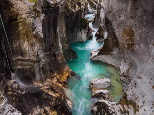 Small and Big Soča Gorge