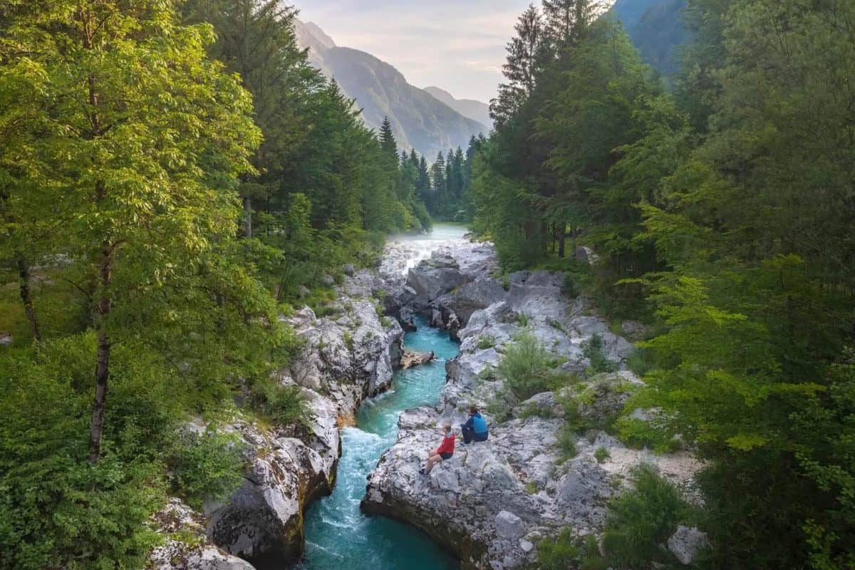 Kleine und Große Soča-Schlucht