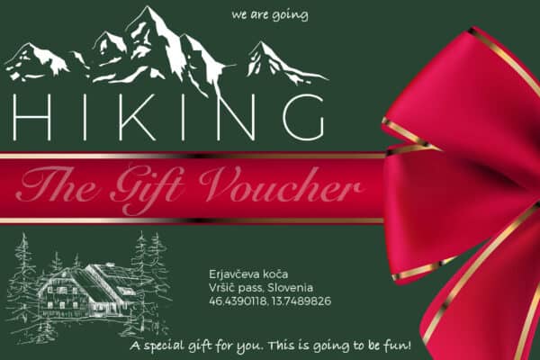 Berghütten-Geschenkgutschein aus unserem Souvenir- und Erinnerungsshop