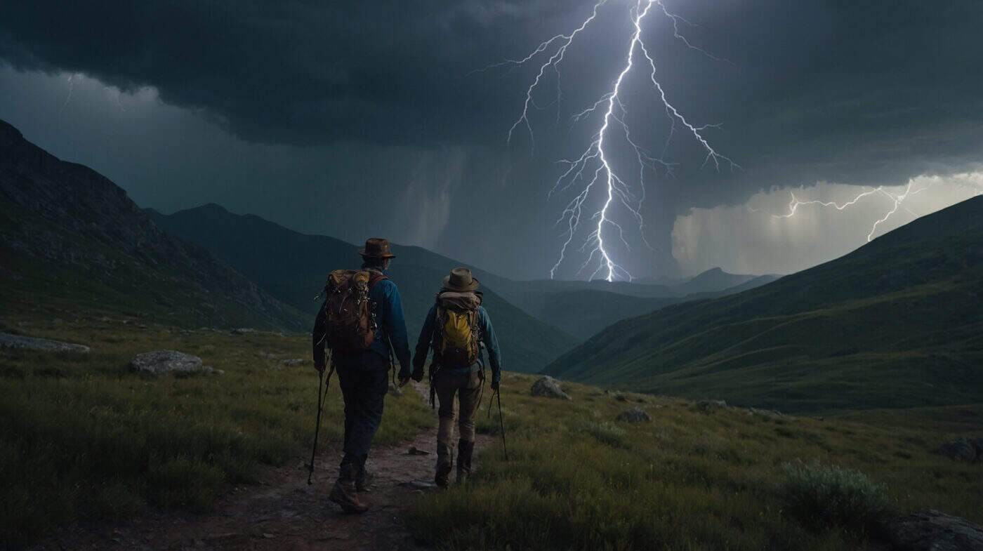 Wie hoch ist die Wahrscheinlichkeit, von einem Blitz getroffen zu werden, und wie kann man sich in den Bergen schützen?