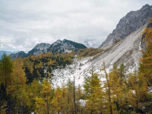 Erjavčeva koča - Slemenova špica - Sleme