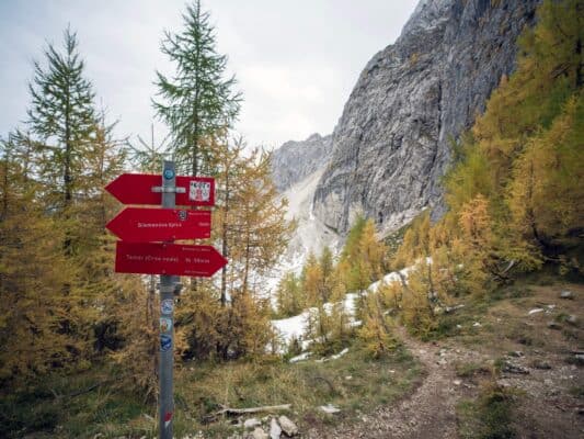 Erjavčeva koča - Slemenova špica - Sleme